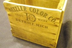 Ditzler Color Co wood box